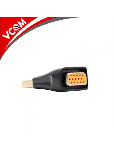 Адаптер VCom Adapter DisplayPort DP M / VGA F Gold plated - CA333