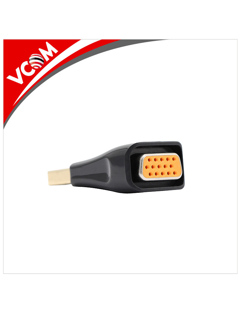 Адаптер VCom Adapter DisplayPort DP M / VGA F Gold plated - CA333