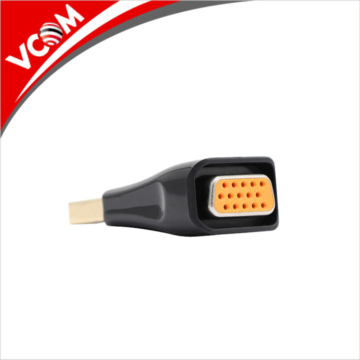 Адаптер VCom Adapter DisplayPort DP M / VGA F Gold plated - CA333