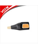 Адаптер VCom Adapter DisplayPort DP M / VGA F Gold plated - CA333