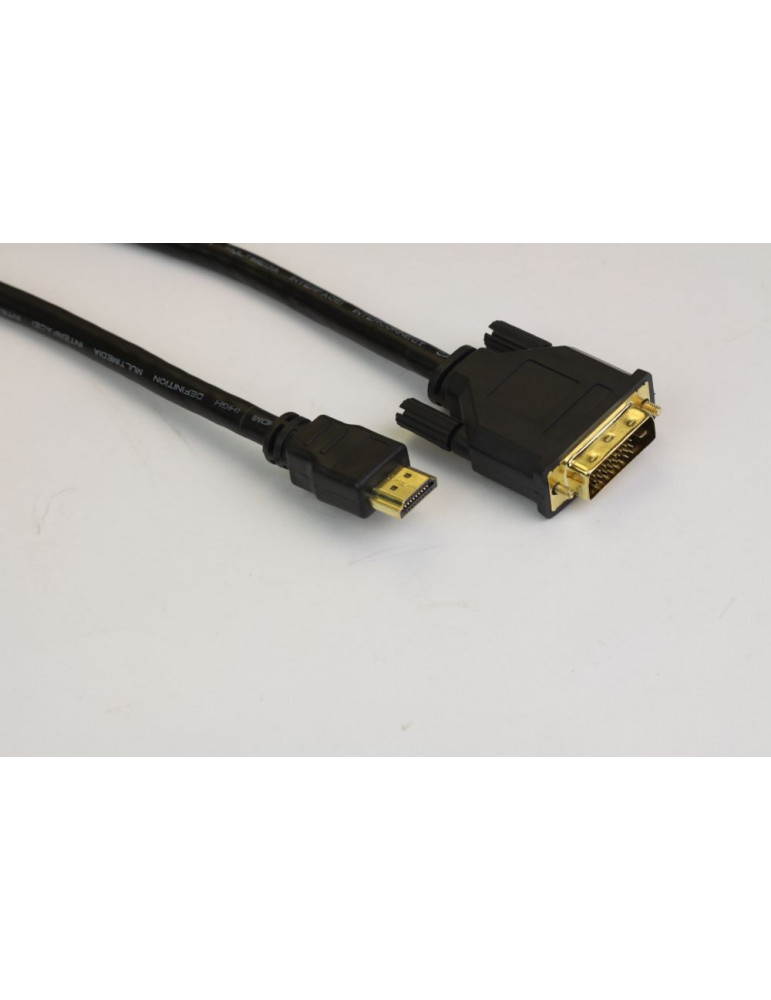 Кабел VCom DVI 24 1 Dual Link M / HDMI M - CG481G-2m