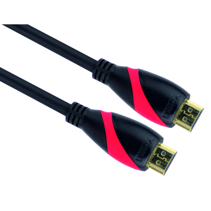 Кабел VCom HDMI v2.0 M / M 3m Ultra HD 4k2k/60p Gold - CG525-v2.0-3m