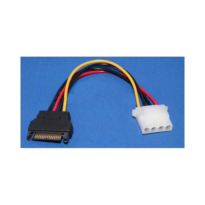 Адаптер VCom Adapter SATA Power M / Molex 4pin - CE359-0.15m