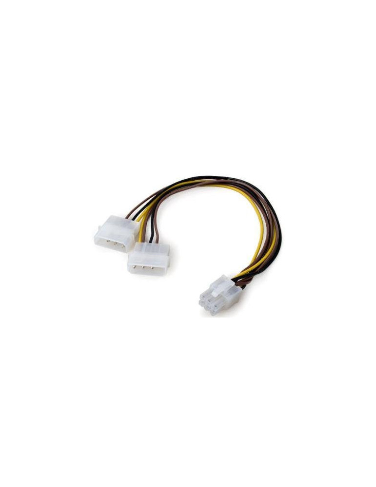 Кабел Vcom Adapter 2xMolex to 6pin PCI-E VGA - CE313-0.15m