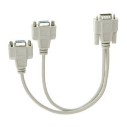 Кабел Vcom VGA splitter HD15 M - 2xHD15 F - CG021-0.2m