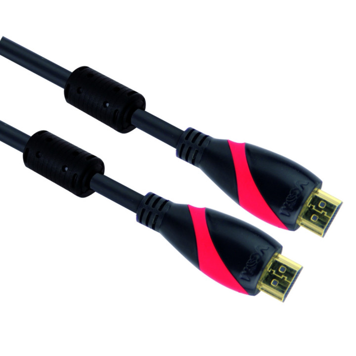 Кабел Vcom HDMI M / M Ultra HD 4k2k Gold  2 Ferrite v1.4 ethernet 3D - CG525D-10m