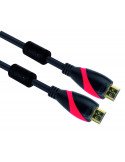 Кабел Vcom HDMI M / M Ultra HD 4k2k Gold  2 Ferrite v1.4 ethernet 3D - CG525D-1.5m