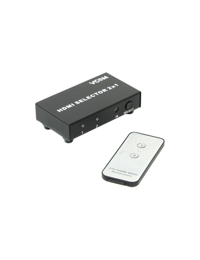Кабел Vcom HDMI Selector 2x1 - DD432