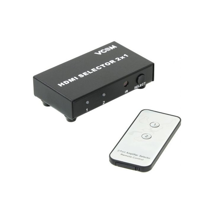 Кабел Vcom HDMI Selector 2x1 - DD432