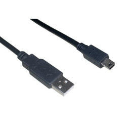 Кабел Vcom USB 2.0 AM / Mini USB 5pin - CU215-1.8m