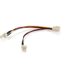 Кабел Vcom Fan Y-Splitter 3pin-2x3pin 30cm - CE315-0.3m