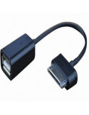 Кабел Vcom OTG Samsung M / USB AF Black - CU277-0.15m