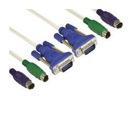 Кабел Vcom KVM switch set - CK501A-3m