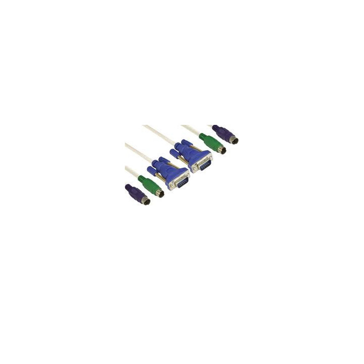 Кабел Vcom KVM switch set - CK501A-3m