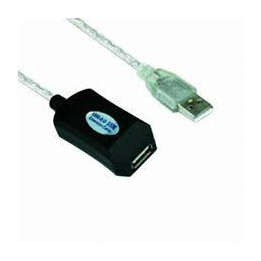 Кабел Vcom USB Extension W/IC - CU823-20m