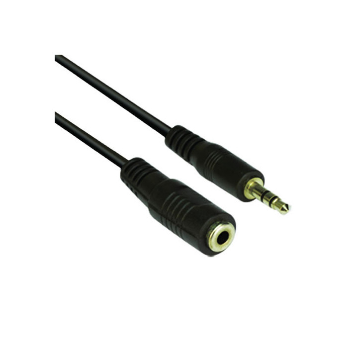 Кабел Vcom 3.5mm Stereo M / F - CV202-1.5m