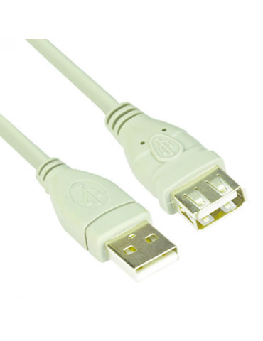 Кабел Vcom USB 2.0 AM / AF - CU202-3m