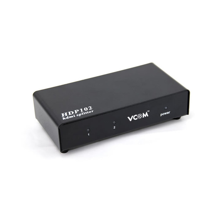 Сплитер Vcom HDMI SPLITTER Multiplier 1x2 - DD412A