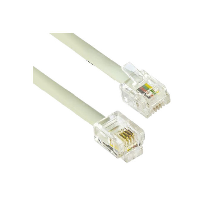 Кабел Vcom Phone Cord 6P4C/6P4C - CT046-1.5m