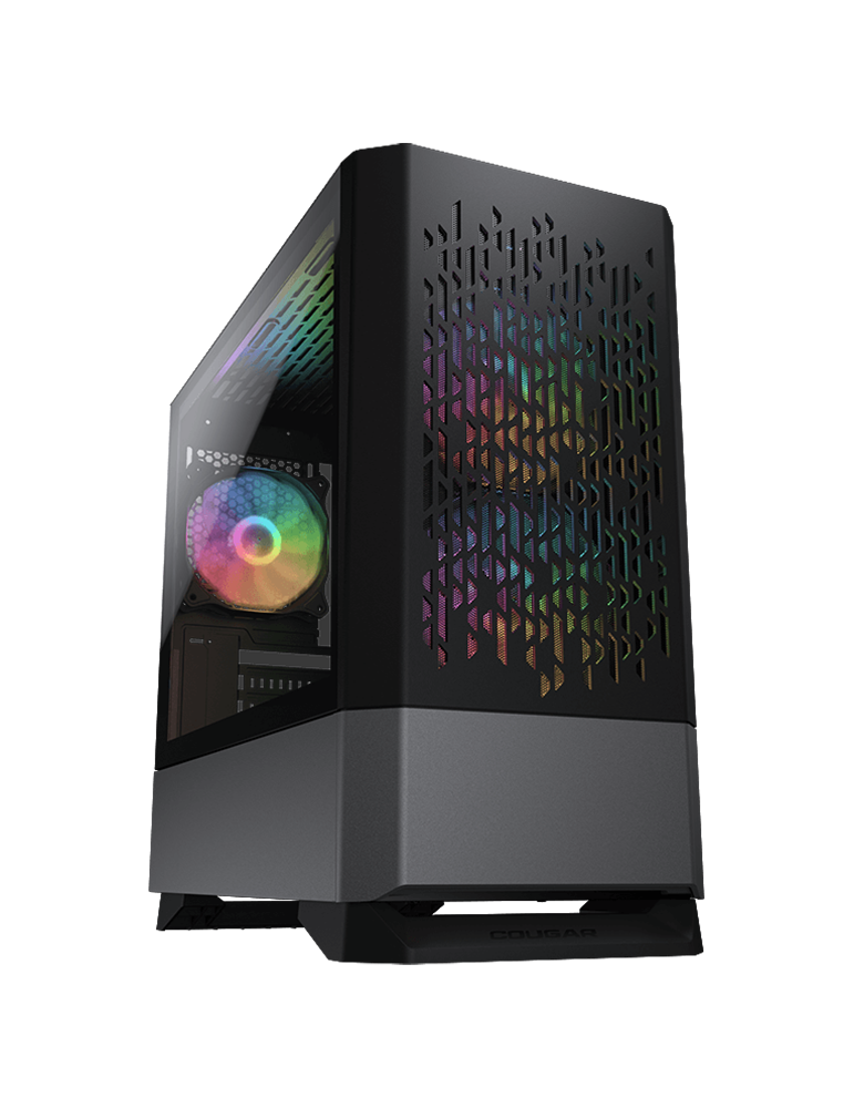 Кутия за компютър COUGAR MG140 Air RGB, Black - CG385JM800001