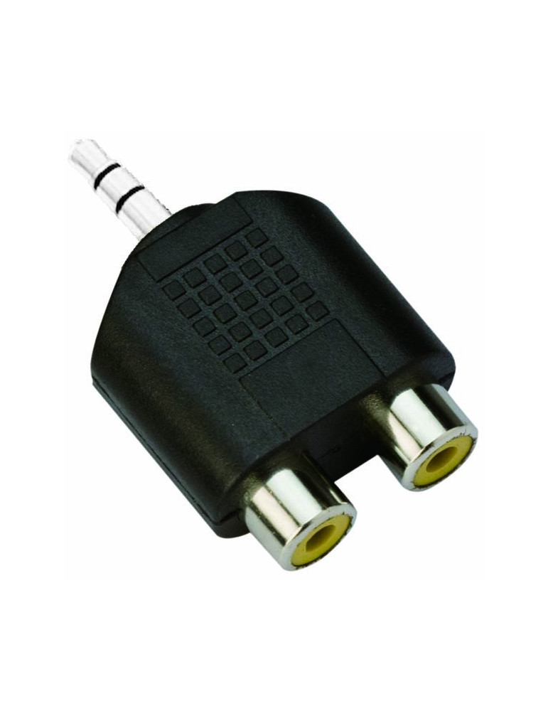 Адаптер Vcom Adapter 3.5mm Stereo M / 2x RCA F - CA501