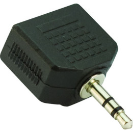 Адаптер Vcom Adapter 3.5mm Stereo M / 2x 3.5mm ST F - CA511