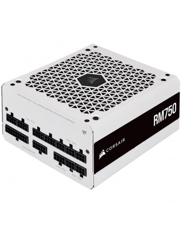 Модулно захранване Corsair 750W RM750 80  Gold, бял - CP-9020231-EU