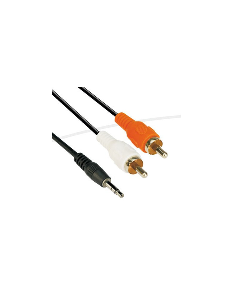 Кабел Vcom 3.5mm Stereo M / 2x RCA M - CV212-3m
