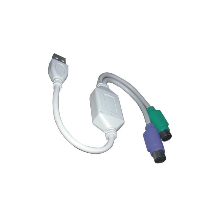 Кабел Vcom USB to PS2 - CU807-0.2m