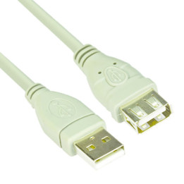 Кабел Vcom USB 2.0 AM / AF - CU202-5m