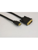 Кабел Vcom DVI 24 1 Dual Link M / HDMI M - CG481G-1.5m