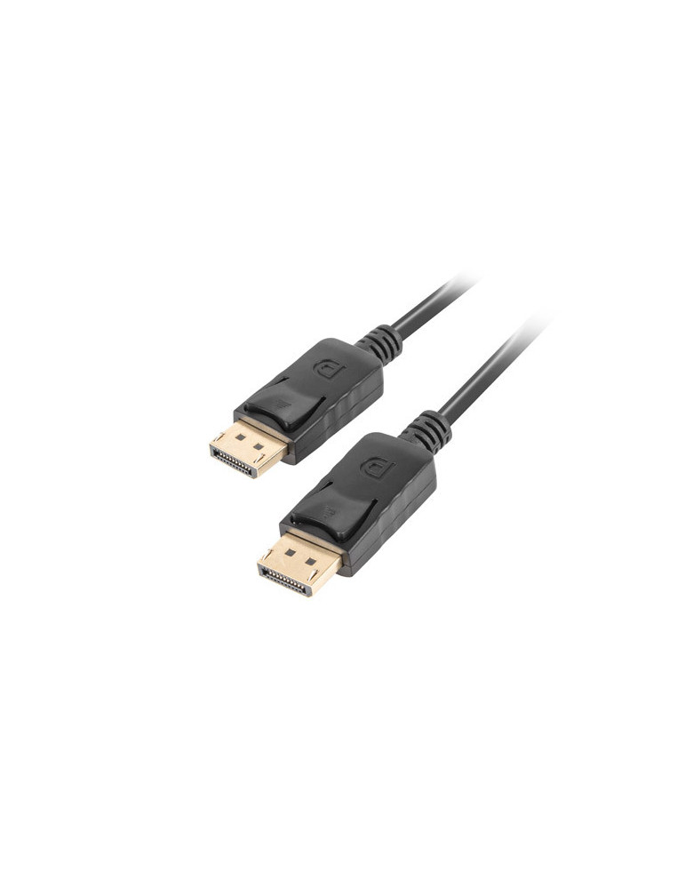 Кабел Lanberg Cable DisplayPort M/M 1m 4K Black - CA-DPDP-10CC-0010-BK
