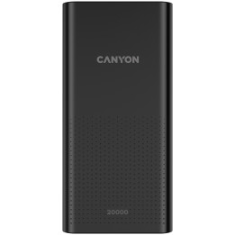 Външна батерия Canyon  PB-2001 20000mAh, черен - CNE-CPB2001B
