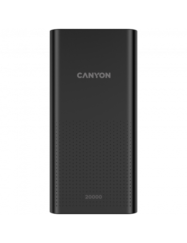 Външна батерия Canyon  PB-2001 20000mAh, черен - CNE-CPB2001B