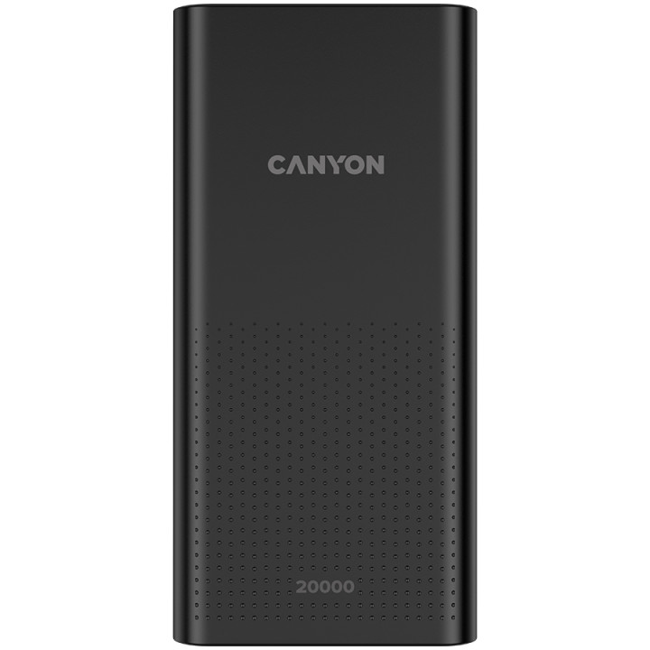 Външна батерия Canyon  PB-2001 20000mAh, черен - CNE-CPB2001B
