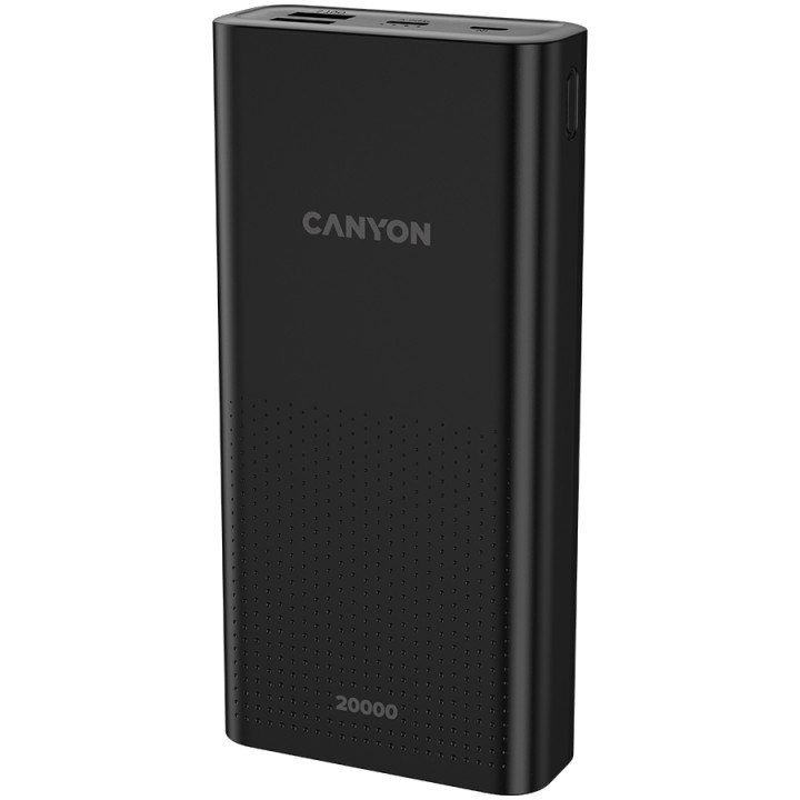 Външна батерия Canyon  PB-2001 20000mAh, черен - CNE-CPB2001B