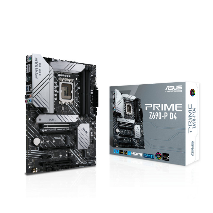 Дънна платка ASUS PRIME Z690-P D4 - 90MB18P0-M0EAY0