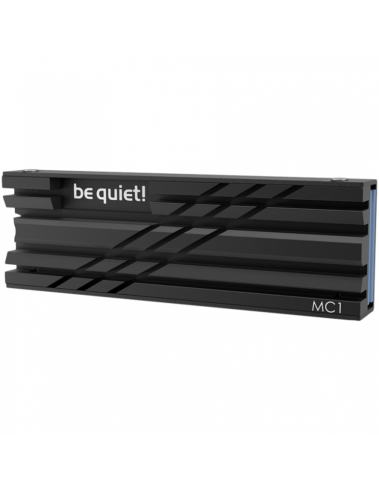 Охладител за SSD be quiet! M.2 SSD cooler MC1 COOLER, Fits single and double sided M.2 2280 modules, black - BZ002