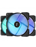 Комплект вентилатори Fractal Design ASPECT 14 140 PWM RGB BK 3X - FD-F-AS1-1407