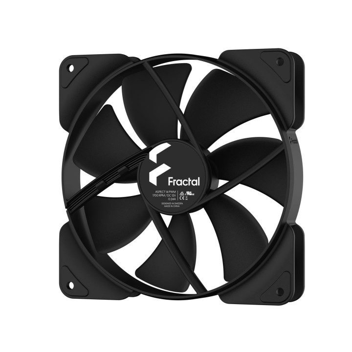 Вентилатор Fractal Design ASPECT 14 140MM PWM, черен - FD-F-AS1-1403