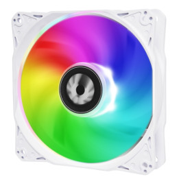 Вентилатор Bitfenix SPECTRE ARGB 12CM, бял- BFF-ADD-12025SW-3CP