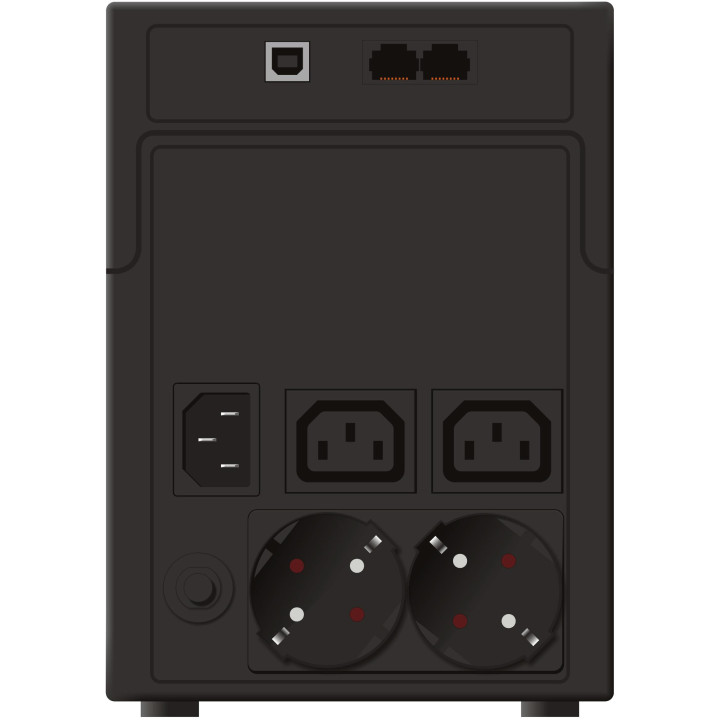 Токозахранващо устройство Powerwalker VI 1200 SHL LCD, 1200VA, Line Interactive - VI 1200 LCD