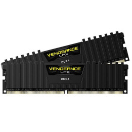 RAM памет Corsair 16GB(2x8GB) 3200MHz DDR4 Vengeance LPX black Heatspreader, Black - CMK16GX4M2E3200C16