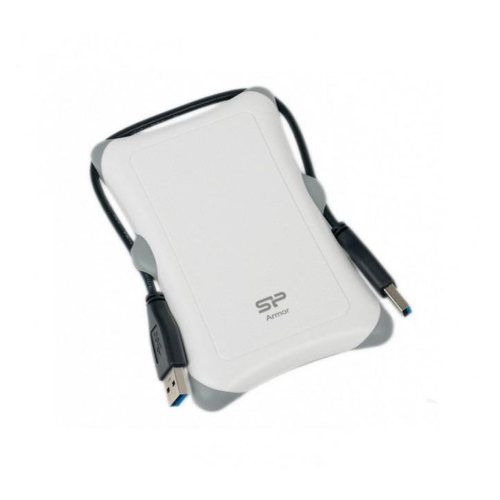 Външен хард диск SILICON POWER  Armor A30 2TB, 2.5", USB3.1, бял - SP020TBPHDA30S3W