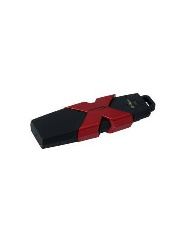 Флаш памет KINGSTON HyperX SAVAGE 64GB USB 3.1, Червено и черно