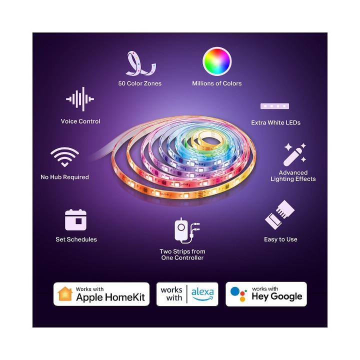 Многоцветна безжична LED Smart лента TP-Link Tapo L930-5 5метра