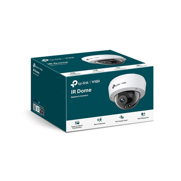 4MP IR куполна мрежова камера TP-Link VIGI C240I(2.8mm)