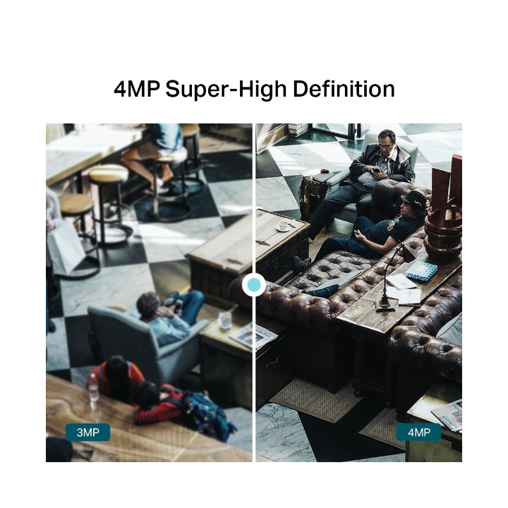 4MP IR куполна мрежова камера TP-Link VIGI C240I(2.8mm)