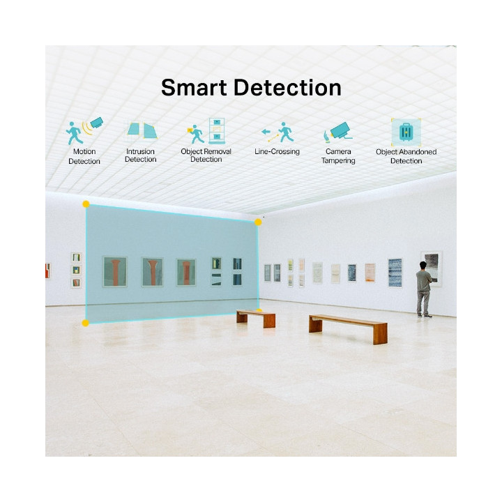 4MP IR куполна мрежова камера TP-Link VIGI C240I(2.8mm)