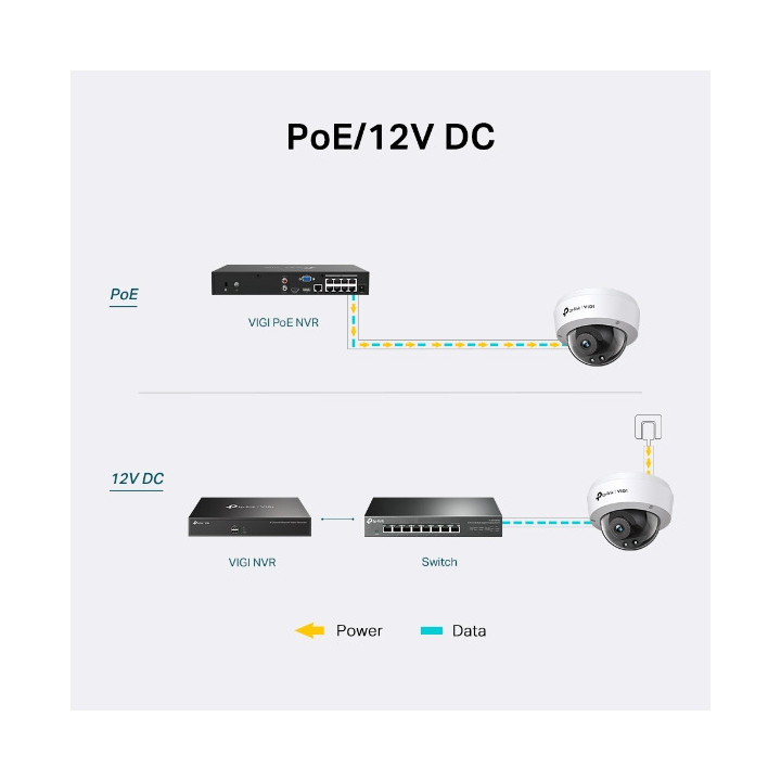 4MP IR куполна мрежова камера TP-Link VIGI C240I(2.8mm)